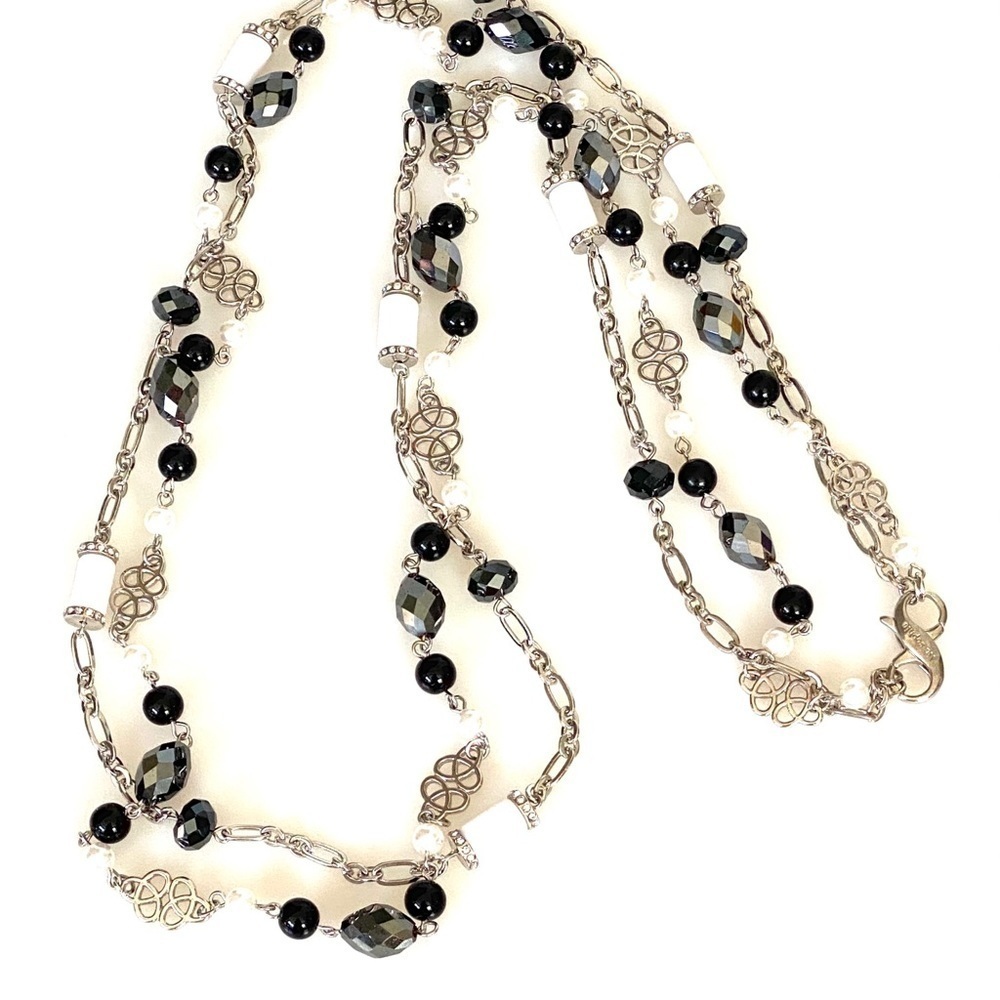 Lia Sophia Necklace 32โ Silver Tone